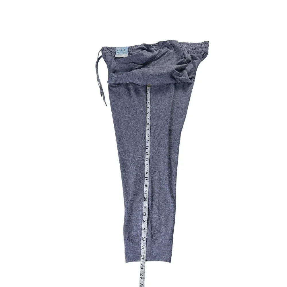 FLX Wander Jogger Womens XXL Long Mauve Sand Purple Gray Mid Rise Slim‎ Fit New